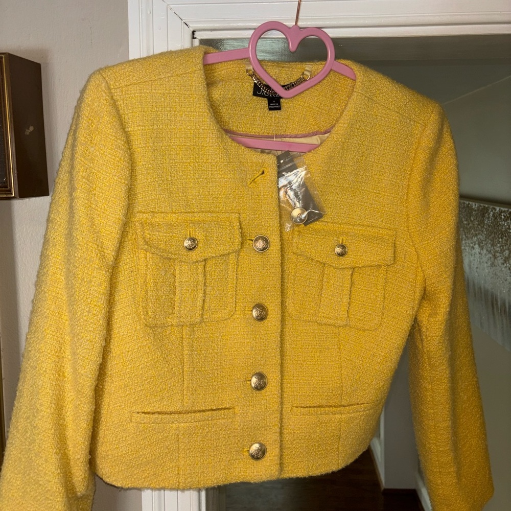 NWT J. Crew Yellow Dress & Jacket Set - Picture 9 of 17